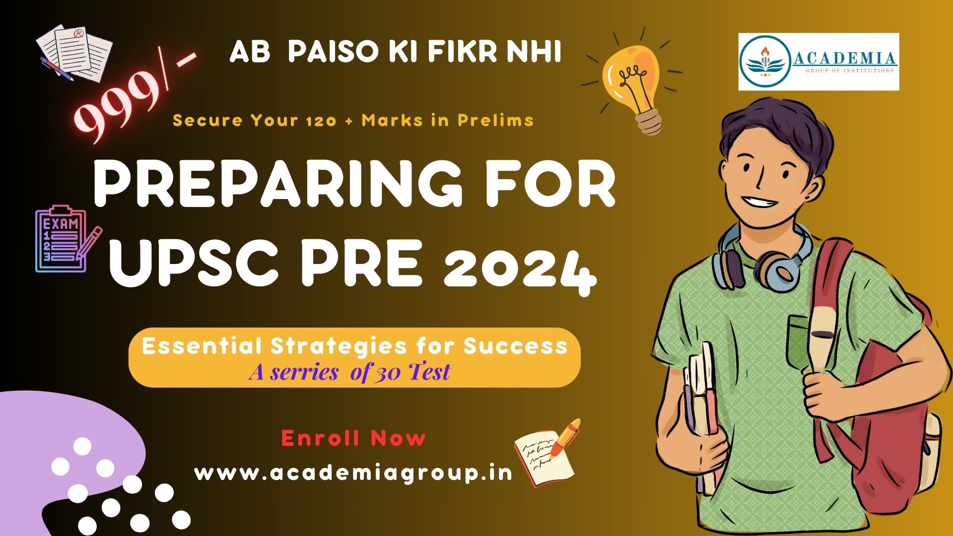 Academia Upsc Cse Prelims Test Series 2024 Academia Group